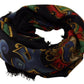 Elegant Multicolor Silk-Blend Men's Scarf