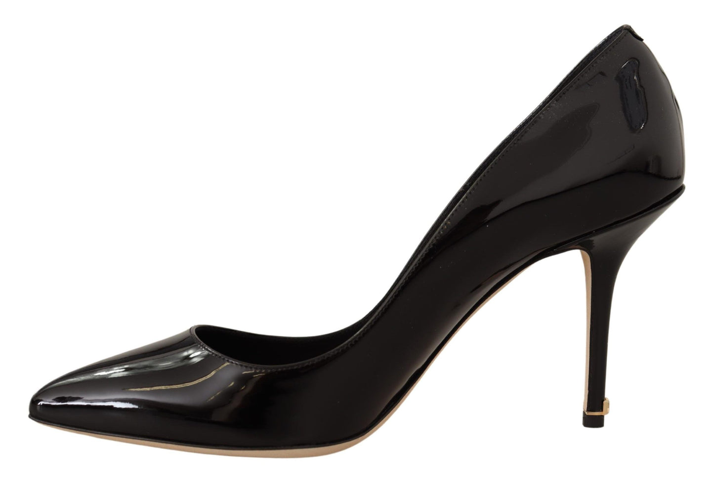 Elegant Black Patent Leather Stiletto Pumps