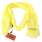 Opulent Cashmere Unisex Scarf In Vibrant Yellow