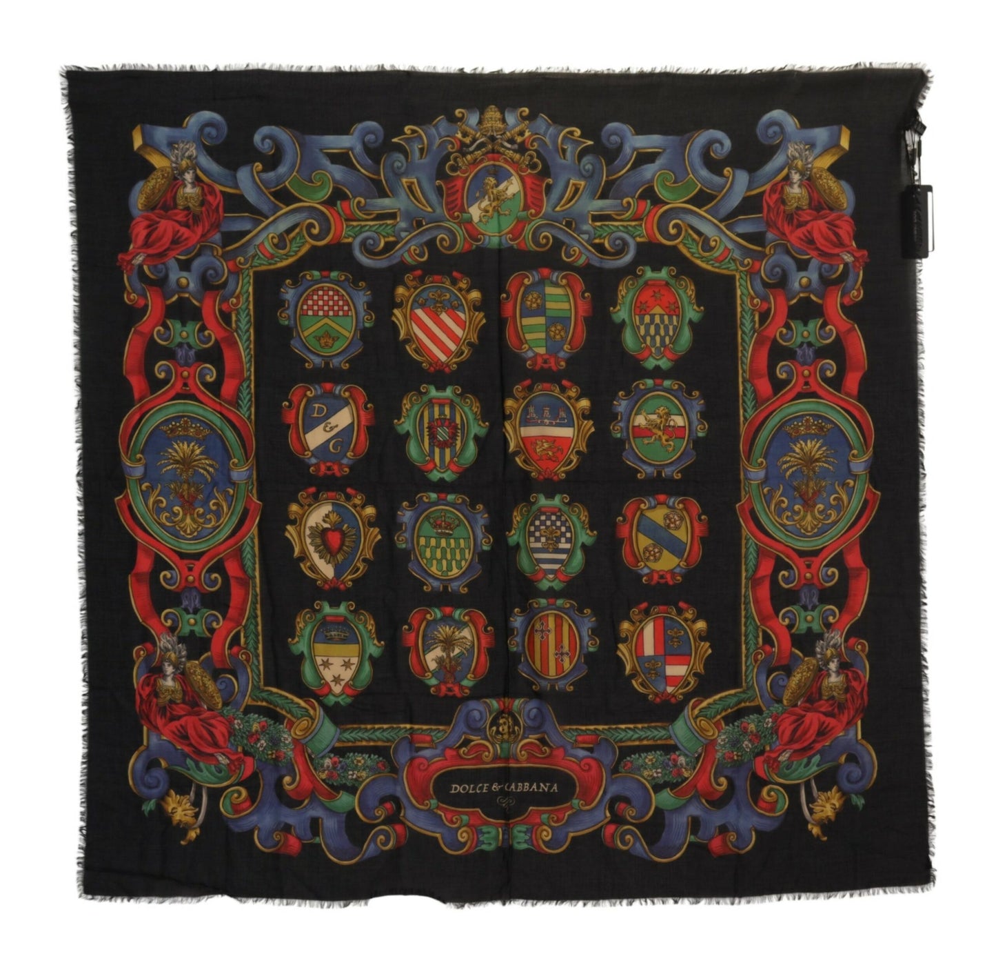 Elegant Multicolor Silk-Blend Men's Scarf