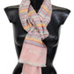 Elegant Cashmere Striped Scarf