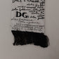 White Silk DG Logo Letter Print Shawl Fringe Scarf