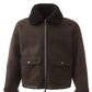 Elegant Italian Leather Sheepskin Jacket
