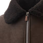 Elegant Italian Leather Sheepskin Jacket
