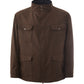 Elegant Reversible Blue-Brown Wool Jacket