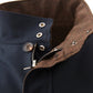 Elegant Reversible Blue-Brown Wool Jacket