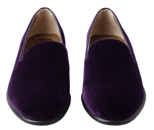 Elegant Purple Slipper Loafers