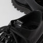 Elegant Black Leather Derby Shoes