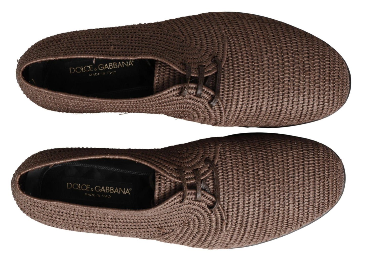 Exquisite Men's Raffia Derby Shoes