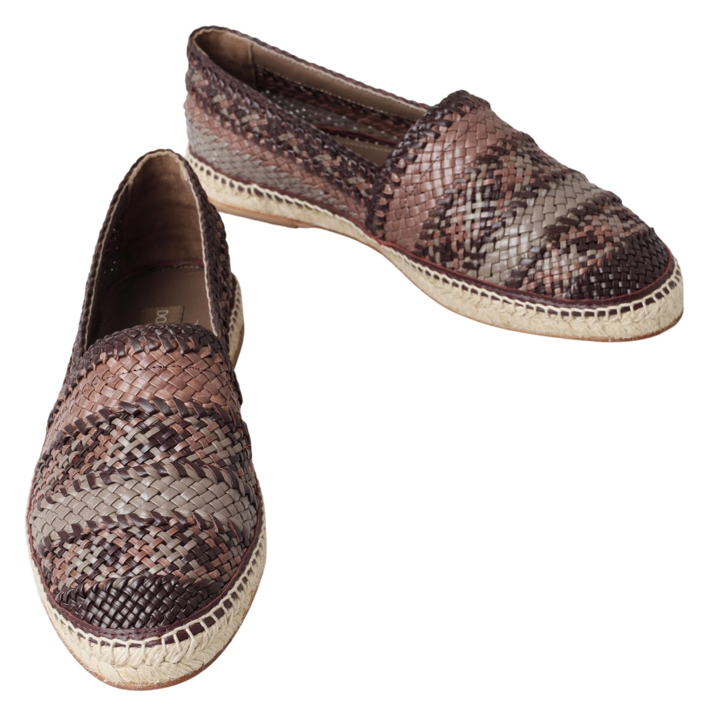 Multicolor Buffalo Leather Espadrilles