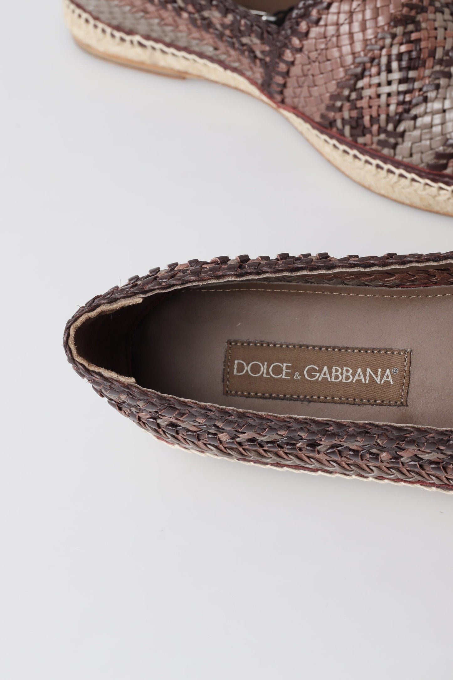 Multicolor Buffalo Leather Espadrilles