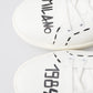 Elegant Low Top Leather Sneakers in White