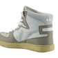 Vintage Inspired White Leather Sneakers