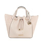 Phoebe Large Powder Blush PVC Leather Drawstring Grab Bag Handbag