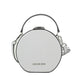 Serena Small Lavender Mist Leather Top Handle Circle Crossbody Bag