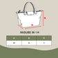 Chic Light Brown Leather Statement Shoulder Bag