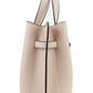 Emilia Small Leather Convertible Satchel Crossbody Handbag Purse Pink
