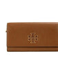 Britten Moose Pebbled Leather Flap Envelope Wristlet Wallet