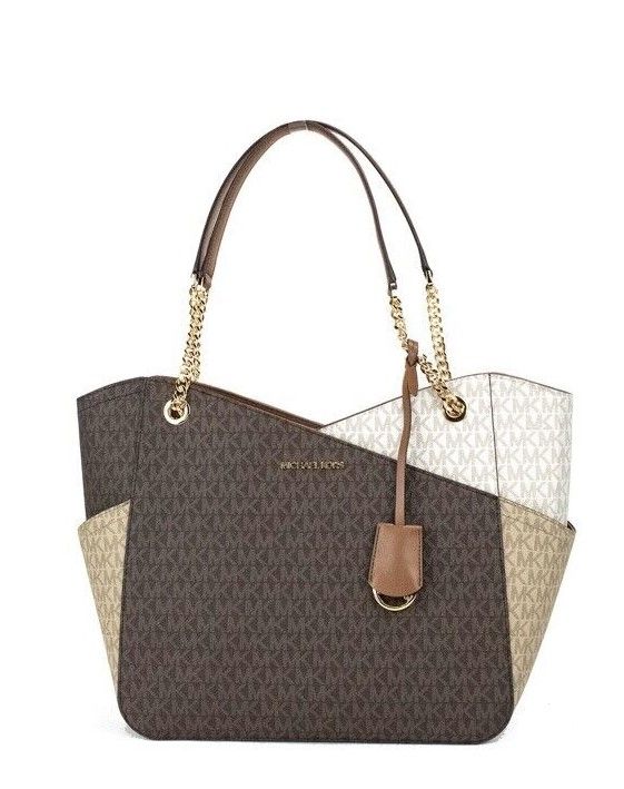 Jet Set Luggage Multi Signature X Cross Chain Shoulder Tote Handbag