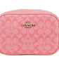 Jamie Medium Pink Lemonade Coated Canvas Camera Crossbody Handbag