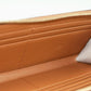 Portuna Large Cognac Visetos Leather Multifunction Zip Around Clutch Wallet