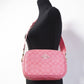 Jamie Medium Pink Lemonade Coated Canvas Camera Crossbody Handbag