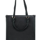 Blake Black Medium Pebbled Leather Shopping Tote Bag Handbag