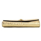 Small Metallic Gold Lamb Leather Medusa Clutch Crossbody Wallet Purse