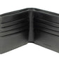 Cooper Black Flame Signature Leather Graphic Logo Billfold Wallet