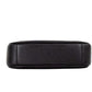 Cora Mini Black Pebbled Leather Zip Pouchette Crossbody Handbag