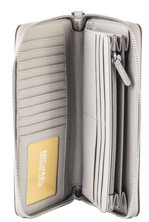 Jet Set Travel Large Optic White Signature Continental Wrist Wallet