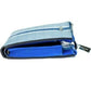 Jet Set Pale Ocean Multi Striped PVC Large Double Zip Wrist Wallet