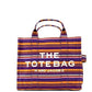 The Tote Bag Traveler Tote Medium Purple Cotton Canvas Handbag Purse