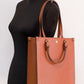 Blake Cortado Medium Pebble Leather Shopping Tote Handbag