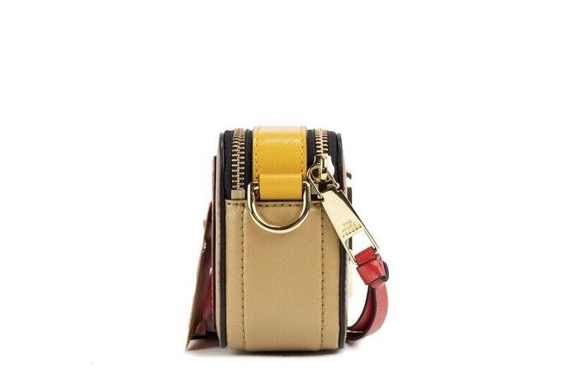 The Snapshot Bag Colorblock Saffiano Leather Cathay Shoulder Purse