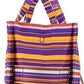 The Tote Bag Traveler Tote Medium Purple Cotton Canvas Handbag Purse