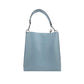 (CA177) Mollie 22 Small Powder Blue Leather Bucket Handbag Purse Bag