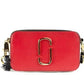 The Snapshot Bag Americana Saffiano Leather Red Shoulder Purse