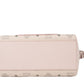 Aren Medium Visetos Powder Pink Leather Hobo Shoulder Crossbody Handbag