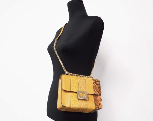 Sonia Small Marigold Square Shoulder Crossbody Bag