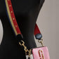 The Snapshot Bag Americana Saffiano Leather Red Shoulder Purse
