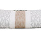 Jet Set Light Sand Multi Striped PVC Large Double Zip Wrist Wallet