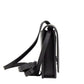 Hampshire Small Black Embossed Logo Smooth Leather Crossbody Handbag