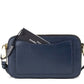 The Snapshot Bag Blue Sea Saffiano Leather Shoulder Handbag Purse