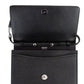 Hampshire Small Black Embossed Logo Smooth Leather Crossbody Handbag