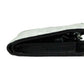 Jet Set Optic White Multi Striped PVC Large Double Zip Wrist Wallet