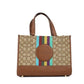 Dempsey Medium Legacy Stripe Jacquard Canvas Patch Carryall Bag