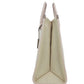Mirella Large Powder Blush Canvas North South Tote Handbag Purse