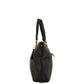 Kacey Black Pebbled Leather Top Zip Satchel Crossbody Handbag