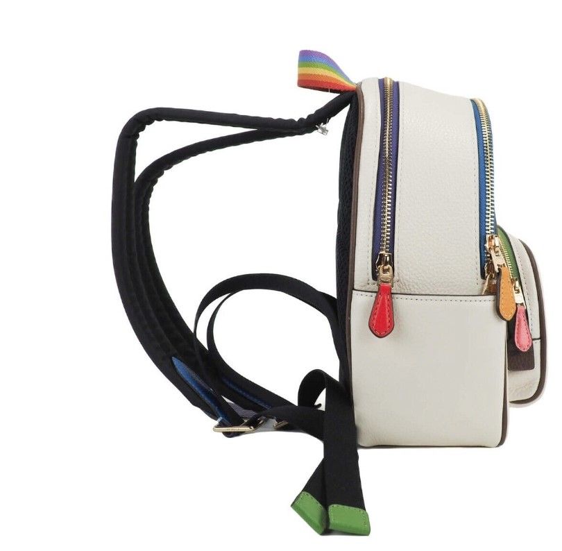 (CA624) Mini Court Signature Rainbow Logo Chalk Multi Shoulder Backpack